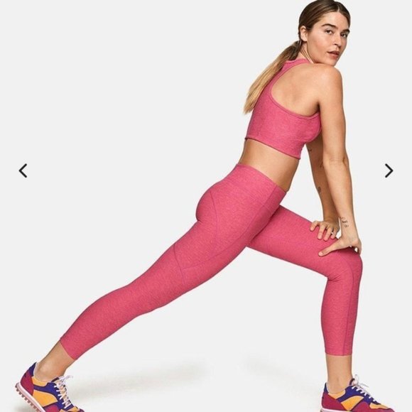 Outdoor Voices Pants - Outdoor Voices Pink Warmup Leggings Sz S